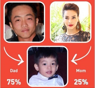 Subeo vừa tròn 4 tuổi, cậu bé ngày càng đẹp trai và chững chạc, thừa hưởng các nét của bố Quốc Cường 75% và của mẹ Hà Hồ 25%.