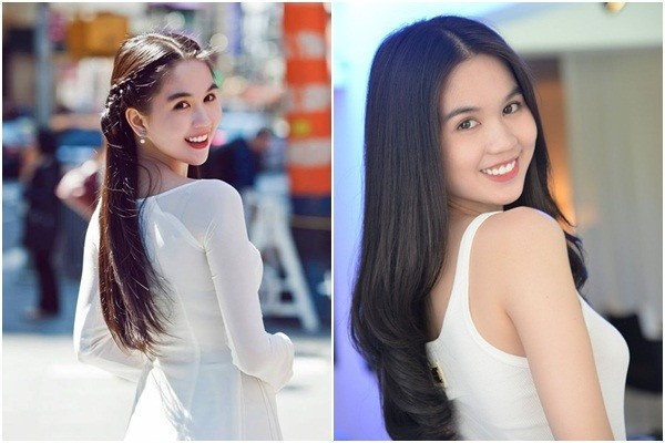 Mái tóc dài mang tới nét đẹp trang nhã nhưng không kém phần rạng rỡ, quyến rũ cho 