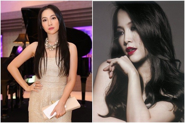 Ai ai cũng đều ngưỡng mộ mái tóc đen óng mượt, bồng bềnh rất quyến rũ của Linh Nga.