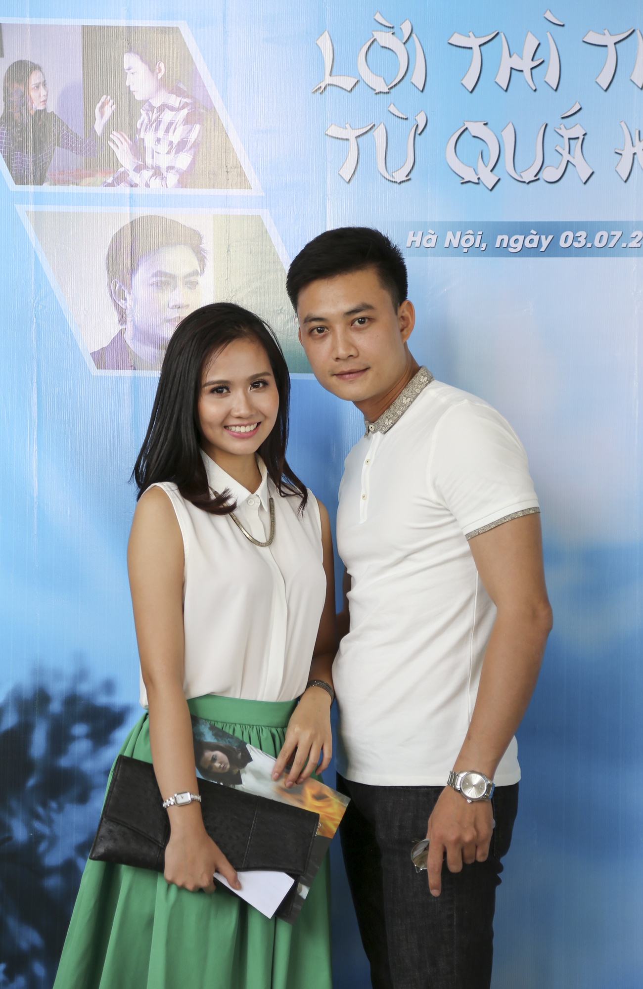 Tiến Lộc và Huyền Lizzie.