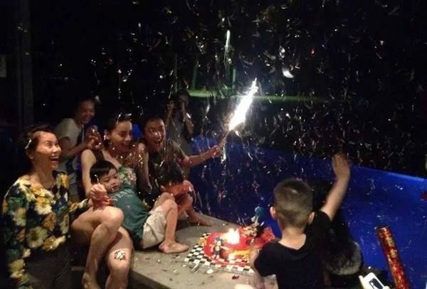 Hình ảnh gần đây nhất của gia đình trong ngày sinh nhật bé Subeo.