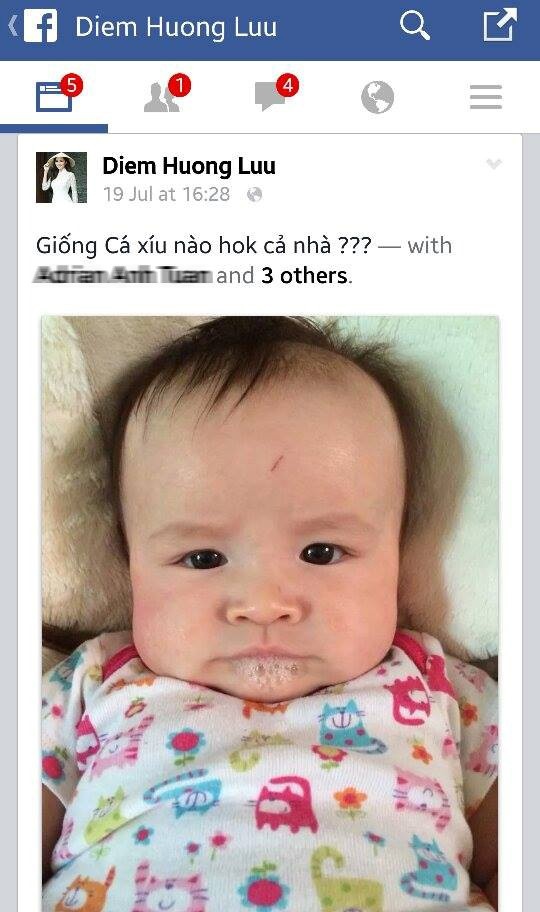 Người đẹp sinh năm 1990 cũng khiến nhiều người tò mò và đặt ra nghi vấn khi thường xuyên đăng tải những bức hình trẻ em dễ thương trên trang cá nhân. Bên cạnh đó, cô dành sự quan tâm tới chuyện sinh nở: 