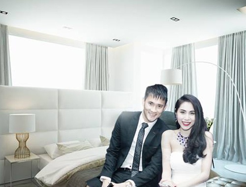 Biet thu trieu do nam ven song cua Thuy Tien - Cong Vinh hinh anh