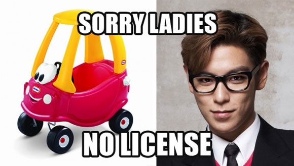 Sức hút của T.O.P (Bigbang) cũng chẳng kém cạnh bất kỳ ngôi sao nổi tiếng xứ Kim Chi và dĩ nhiên, ví tiền của chàng T.O.P cũng dầy đáng kể. Thế nhưng, đáng buồn thay, T.O.P lại chẳng có hứng thú với siêu xe vì lý do khá mộc mạc: anh ấy rất thích đi bộ.