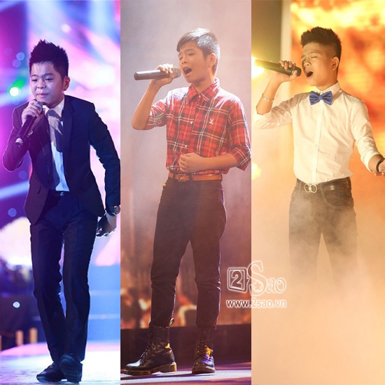 Khi đi diễn, Quang Anh thường ưu tiên diện những trang phục có thiết kế lịch sự như vest hay áo sơ mi kết hợp với quần Jean khỏe khoắn khiến bé trở lên chững chạc hẳn so với tuổi.