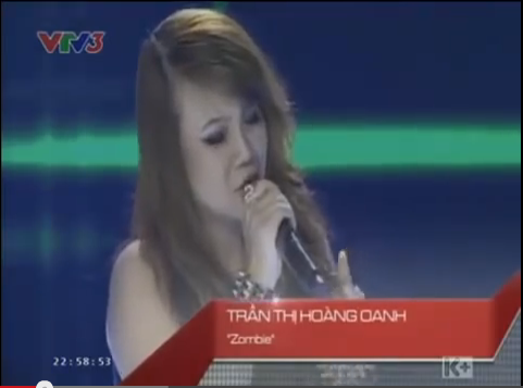 Hoang Oanh The Voice hat 'Zombie' hinh anh