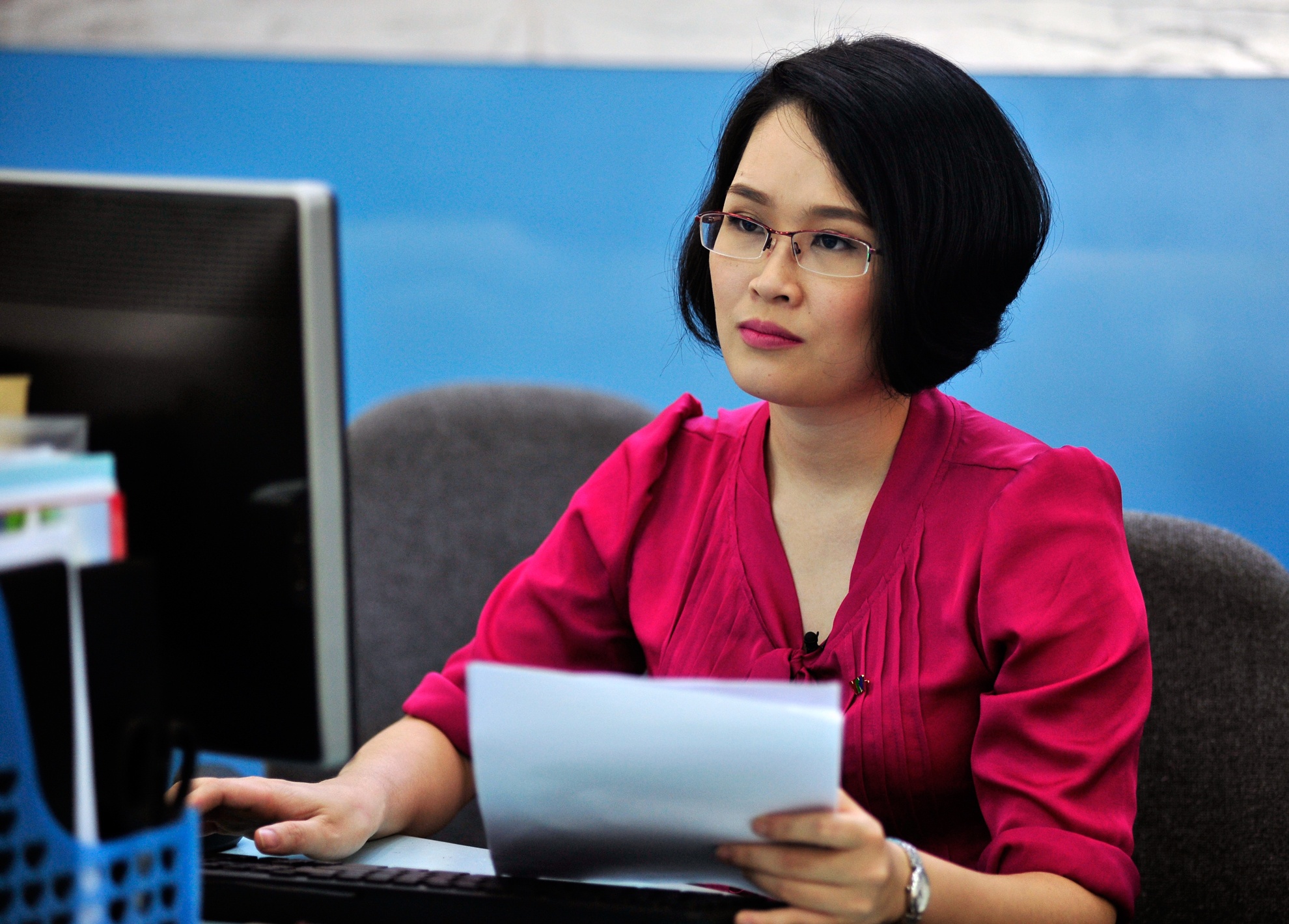 BTV Tran Thao Linh bat ngo khi duoc giai quoc te hinh anh