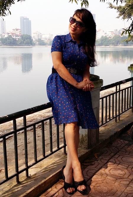 Hương Dung ngoài đời. 