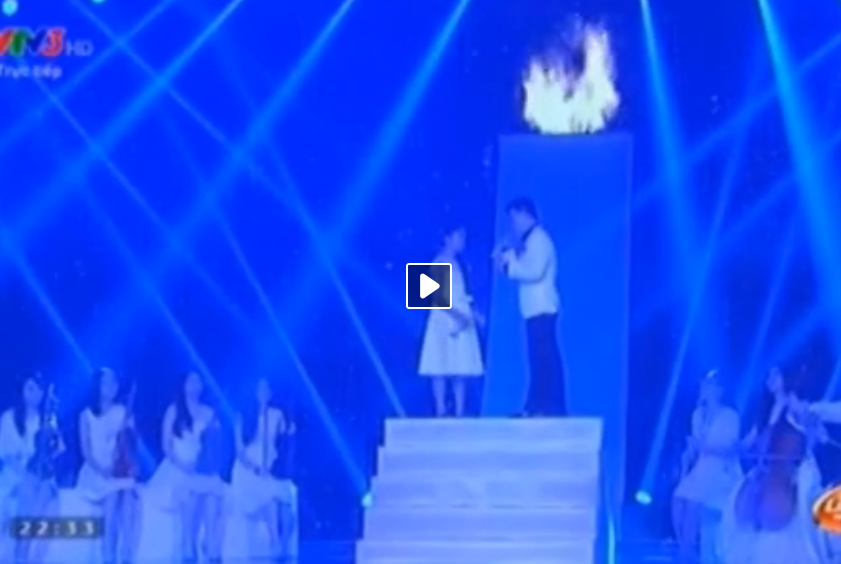 Thien Nhan song ca voi ca si Quang Linh hinh anh