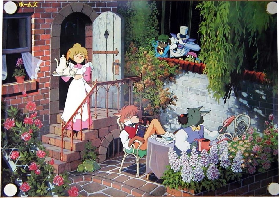 Thám tử Sherlock Hound: Tất cả nhân vật trong Sherlock Hound đều là những loài chó đã được “nhân hóa”, có thể nói chuyện, đi đứng, ăn mặc như người - một biến đổi rất ngộ nghĩnh, đáng yêu và thân thiện.