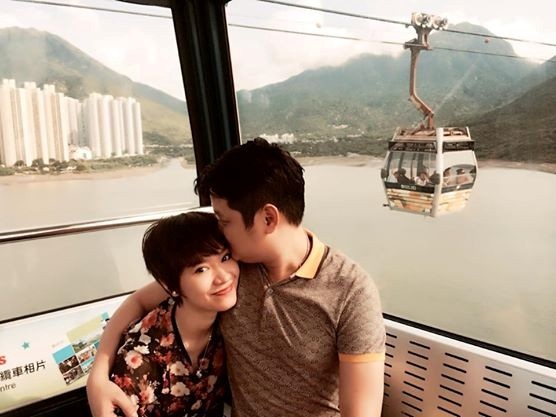 Trà My và chồng có những khoảnh khắc lãng mạn và hạnh phúc tại Hong Kong
