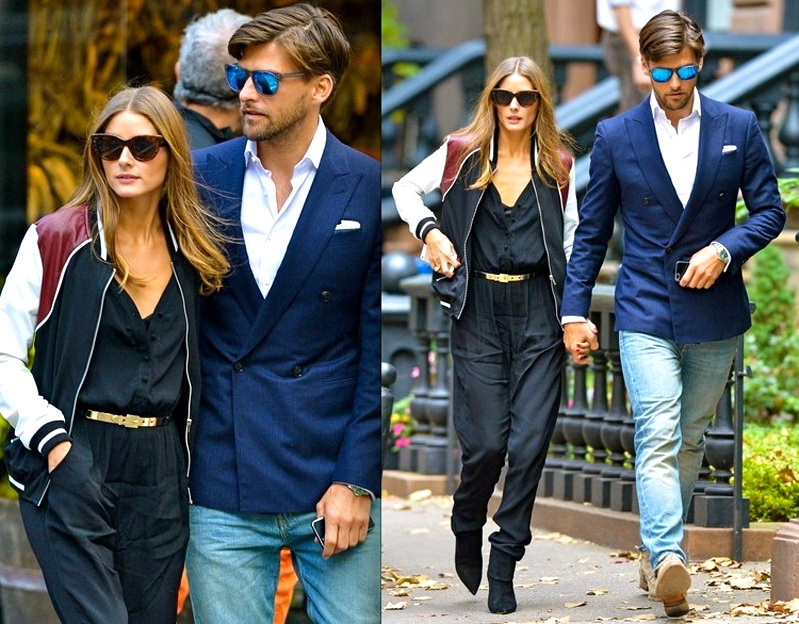 Olivia Palermo và Johannes Huebl.
