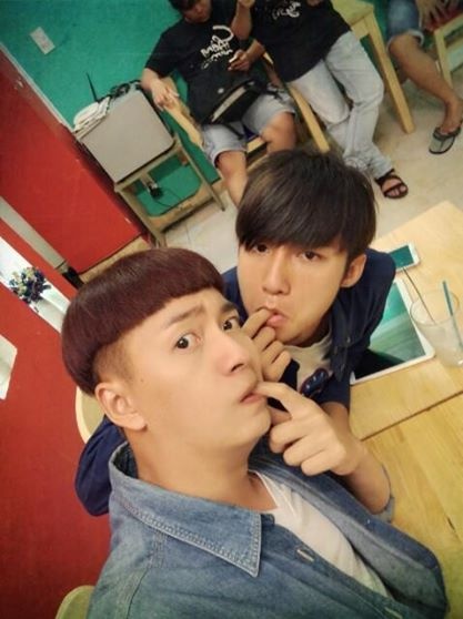 Ngô Kiến Huy thân thiết với Sơn Tùng.