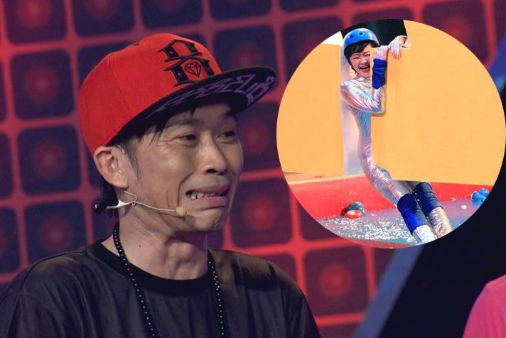 Hoai Linh dau kho khi Van Dung treo tren tuong giua ho nuoc hinh anh