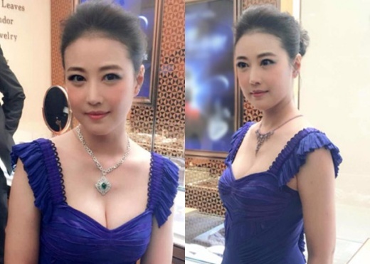 Ngày 12/1, Châu Hải My đã xuất hiện trong sự kiện quảng bá của một thương hiệu được tổ chức tại Thượng Hải.