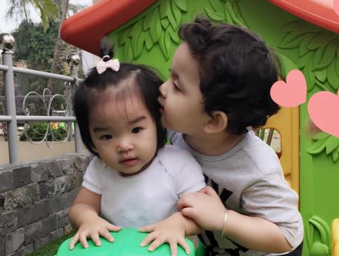 Anh dang yeu cua hai nhoc ty nha Truong Quynh Anh, Xuan Lan hinh anh