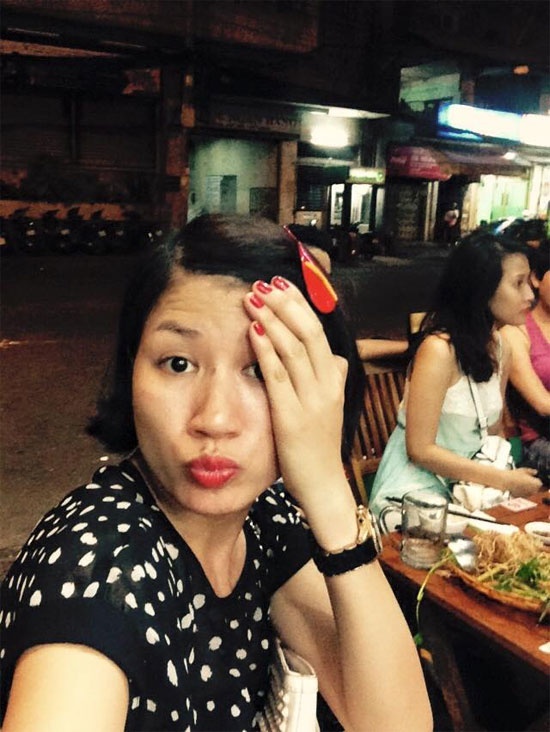 Trang Trần bận rộn với việc kinh doanh nên cô thường xuyên để mặt mộc giản dị.