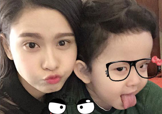 Hanh phuc gian di cua sao Viet khi lam me hinh anh