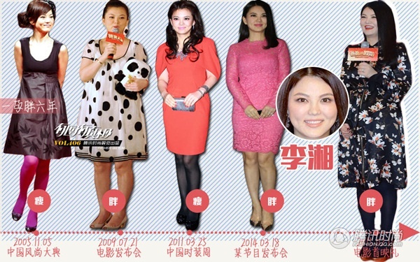 MC Lý Tương chỉ biết mơ về hình ảnh năm 2005 của mình. Khi đó cô còn thon thả và xinh đẹp. Nhưng từ năm 2009, người đẹp này đã 