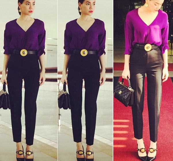 Quần tây dáng hơn thụng là style