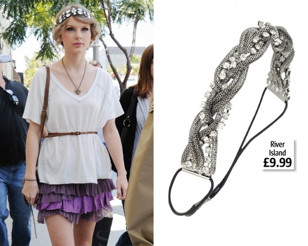 Bờm tóc điệu đà hiệu River Island có giá bình dân khoảng hơn 300 nghìn đồng.