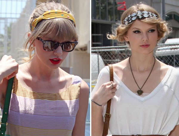 BST phu kien toc xinh lung linh cua 'cong chua' Taylor Swift hinh anh