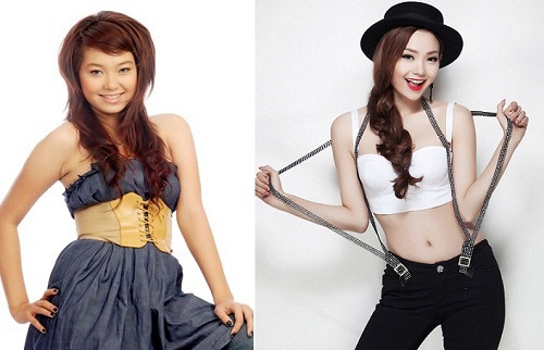 5 giong ca nu Vbiz 'lot xac' sau khi giam hon 10 kg hinh anh