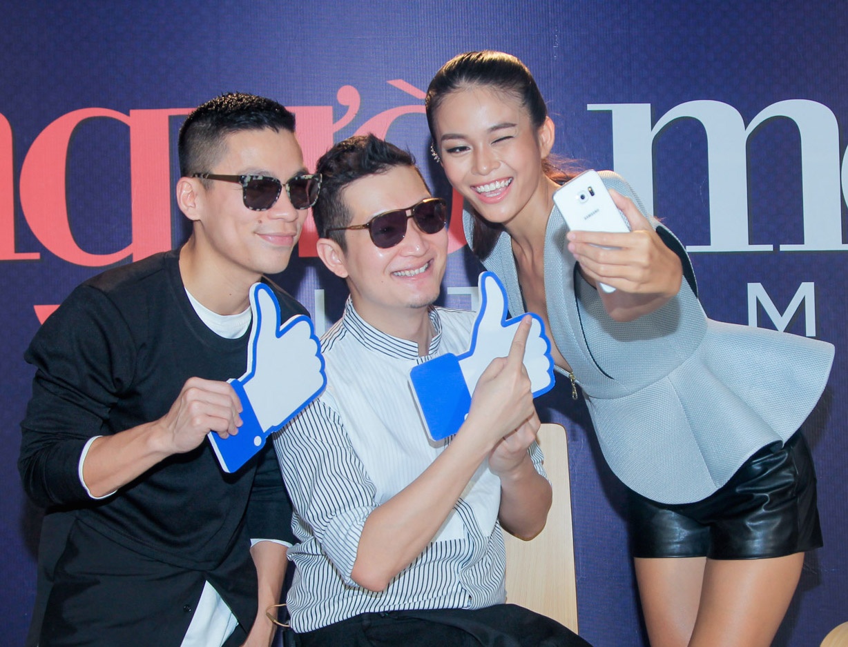 Mau Thuy noi bat khi ngoi ghe nong Next Top Model o Da Nang hinh anh