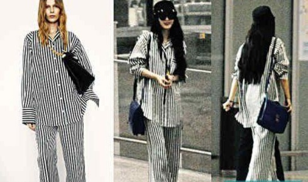 Trang Ent bình luận bộ đồ này giống hệt một bộ đồ ngủ. Thậm chí chẳng hề quá lời nếu so sánh với quần áo của tù nhân và bệnh nhân trong các viện tâm thần. “Không thể hiểu được sở thích của cô ấy. Bộ đồ sọc đen trắng, chiếc kính đen và tô son tối màu. Phạm Băng Băng giống như một bệnh nhân tâm thần đi lạc. Diện bộ đồ này đến Pháp thật không đẹp mắt chút nào”, trang QQ nhận xét.