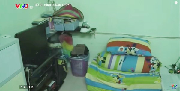 Căn nhà thuê của Hùng Thuận khá giản dị và không có nhiều đồ giá trị. Ảnh: Booiminhdidauthe.