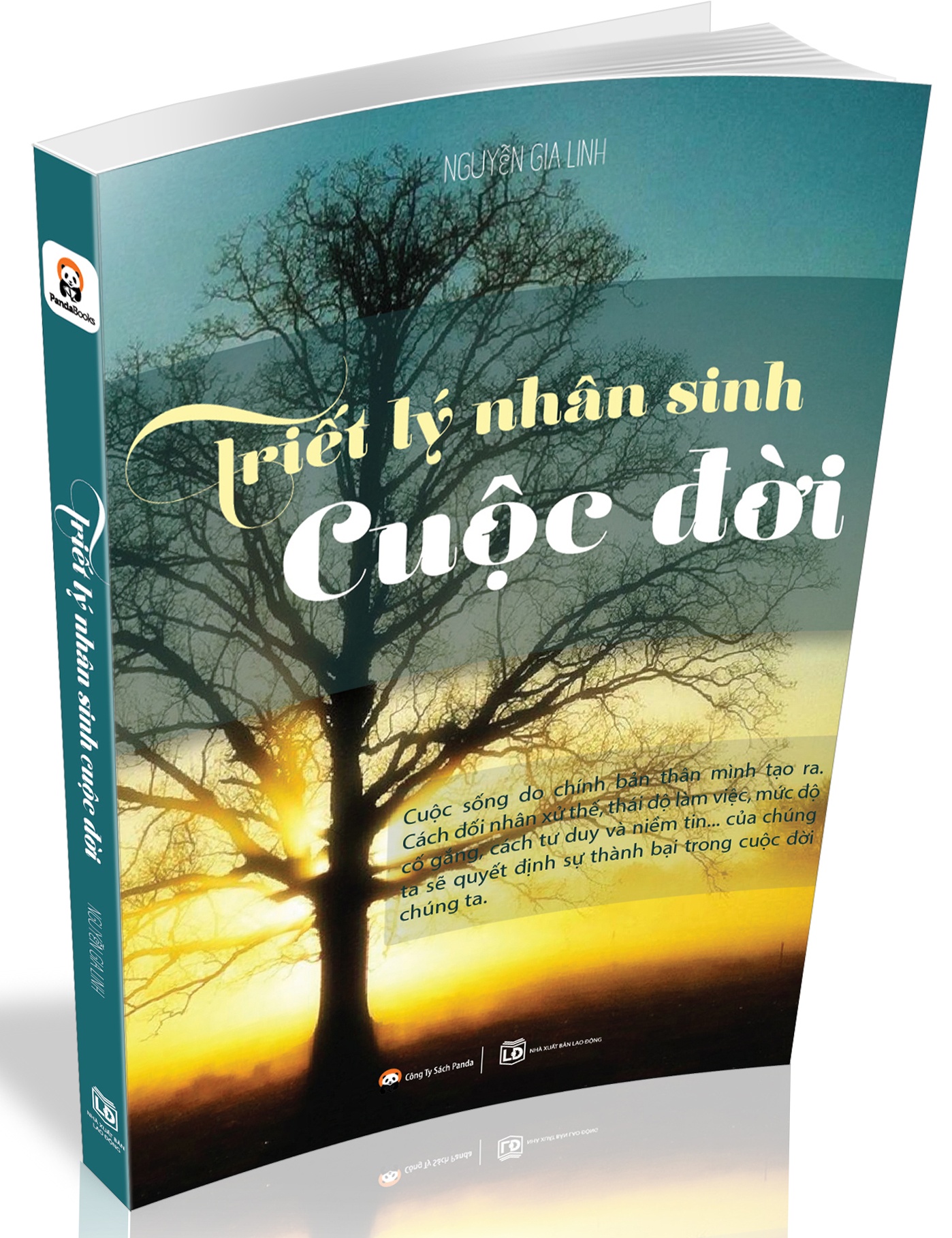 Bìa 3D của sách Triết lý nhân sinh. 