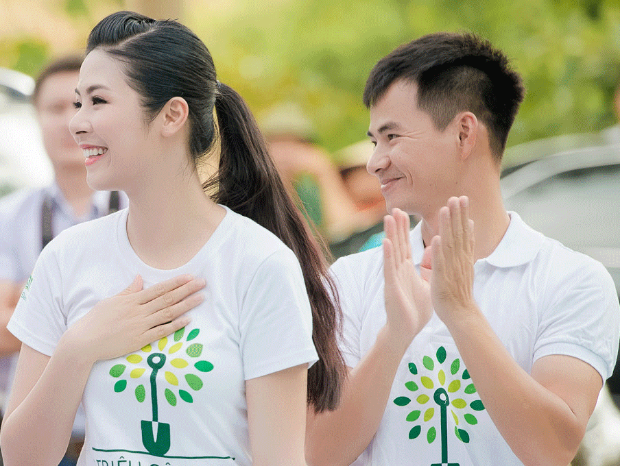 Hoa hau Ngoc Han cung Xuan Bac trong cay tai nga ba Dong Loc hinh anh