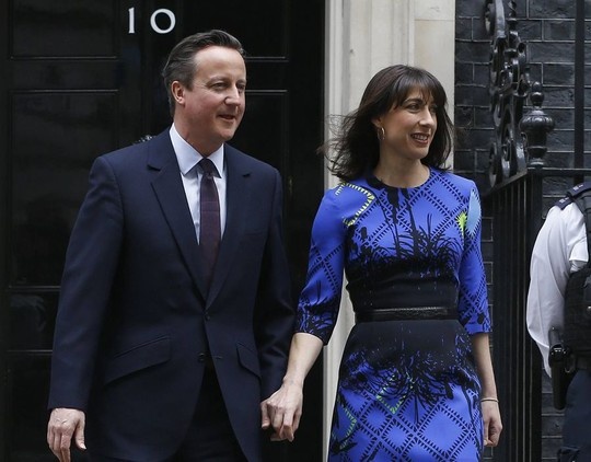 Đứng nhất là Samantha Cameron – vợ Thủ tướng Anh David Cameron.