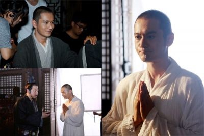 Tạo hình của Huỳnh Hiểu Minh trong vai diễn Đường Tăng.