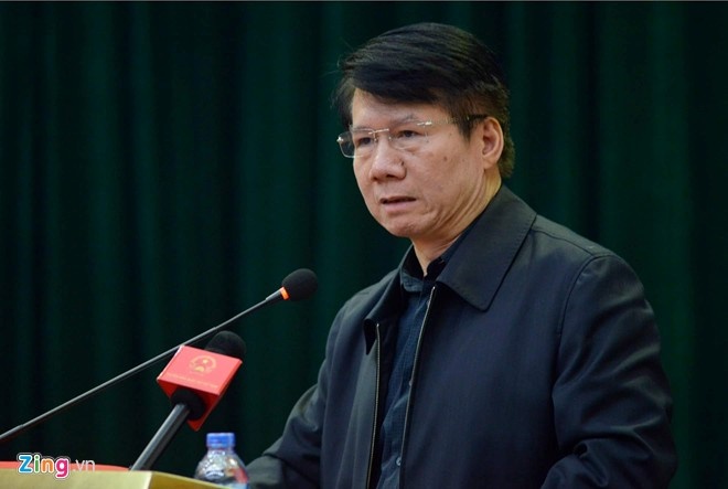 Cục trưởng Cục Quản lý Dược Trương Quốc Cường. Ảnh: Lê Hiếu.