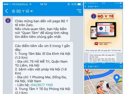 Cong dong ung ho tra cuu tin vac xin qua Zalo cua Bo Y te hinh anh
