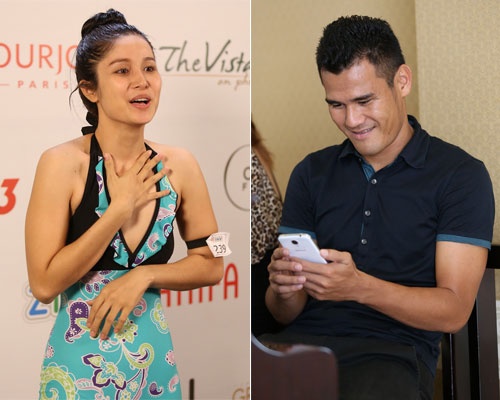 Vo chong Phan Thanh Binh om nhau vui mung vi qua vong bikini hinh anh