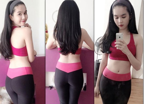 Theo chan kieu nu Viet vao phong tap hinh anh