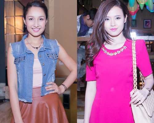Midu va Anna Truong 'lech tong' di su kien hinh anh