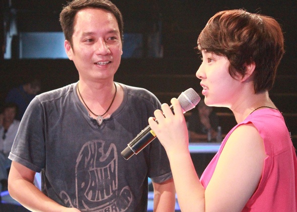 Ong xa My Linh ngoi ghe nong Vietnam Idol 2013 hinh anh