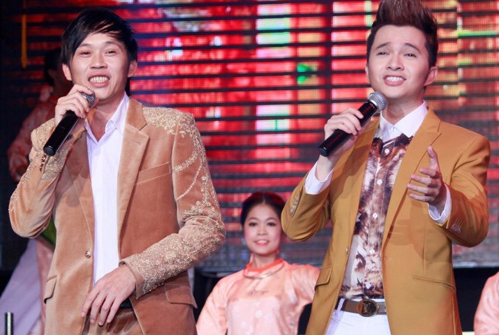 Hoai Linh day Nam Cuong hat nhac que huong hinh anh