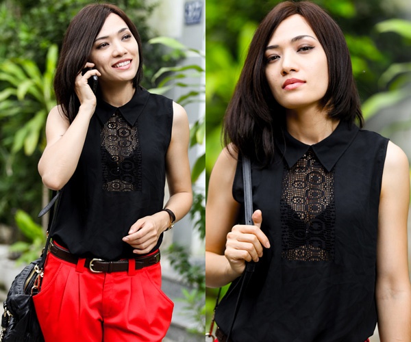 Tinna Tinh sexy giua doi thuong hinh anh