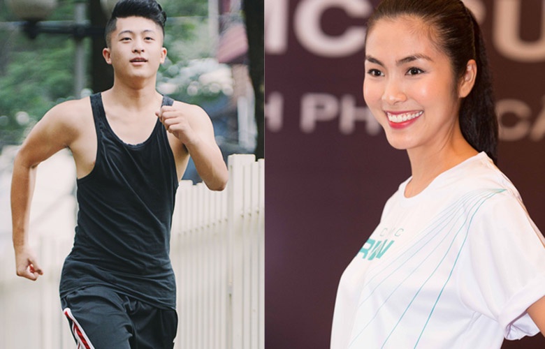 ‘Ban trai’ Hoang Thuy Linh dong hanh cung Ha Tang hinh anh