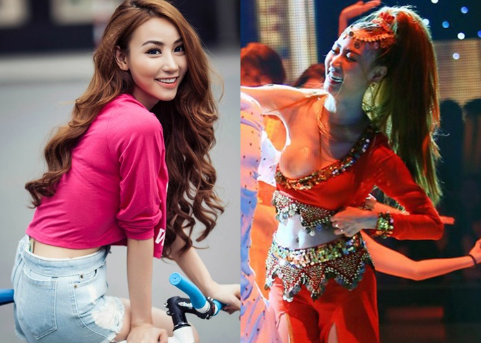 Ngan Khanh giai thich su co lo nguc tren san khau hinh anh