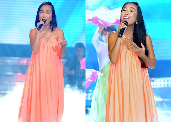 'Ba bau' Doan Trang nong nan tren san khau hinh anh