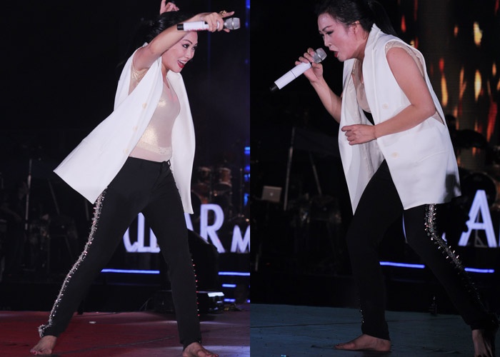 Phuong Thanh bat ngo gap su co tren san khau hinh anh