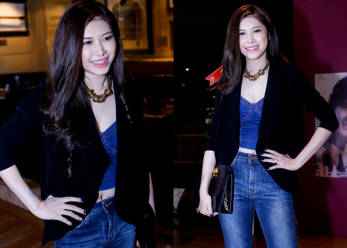 Vo Dang Khoi mac goi cam sau dam cuoi hinh anh