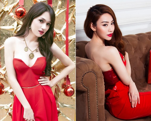 Ngan Khanh, Huong Giang do do nong voi sac do hinh anh