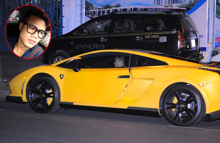 Hoc tro Thuy Vinh lai Lamborghini di dien hinh anh