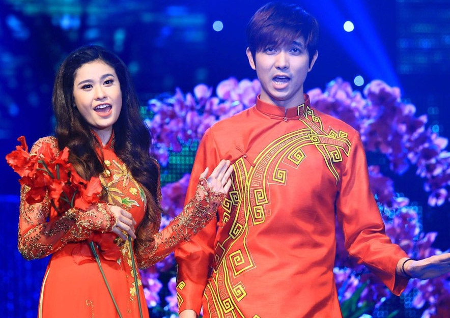 Vo chong Tim - Truong Quynh Anh tinh tu tren san khau hinh anh